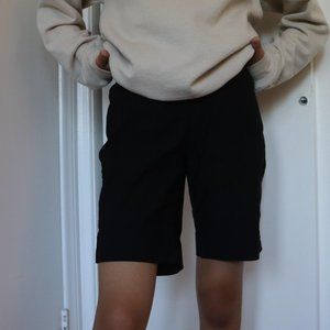hilary radley black bermuda shorts